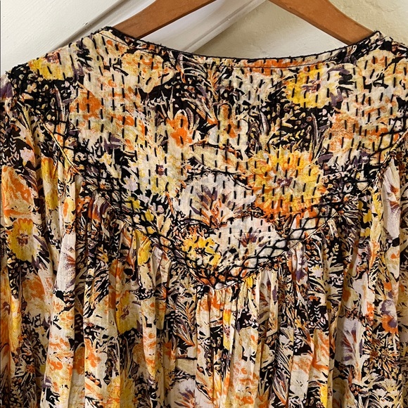 We The Free Floral Cool Meadow Peasant Blouse - Picture 5 of 9